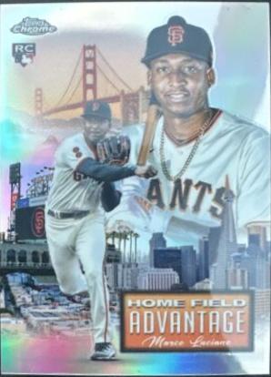 2024 Topps Chrome Update Home Field Advantage Marco Luciano #HFAC-16 card