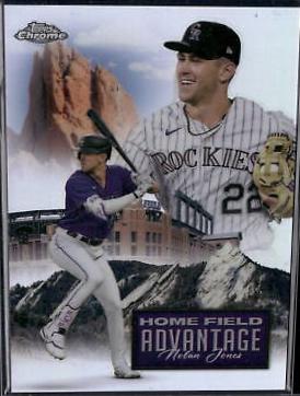 2024 Topps Chrome Update Home Field Advantage Nolan Jones #HFAC-31 card
