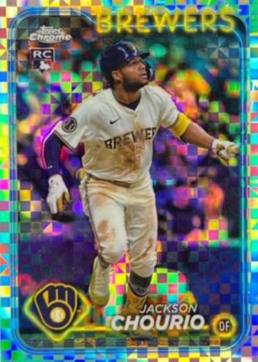 2024 Topps Chrome Update Jackson Chourio [X-fractor] #USC18 card
