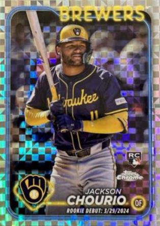 2024 Topps Chrome Update Jackson Chourio [X-fractor] #USC30 card