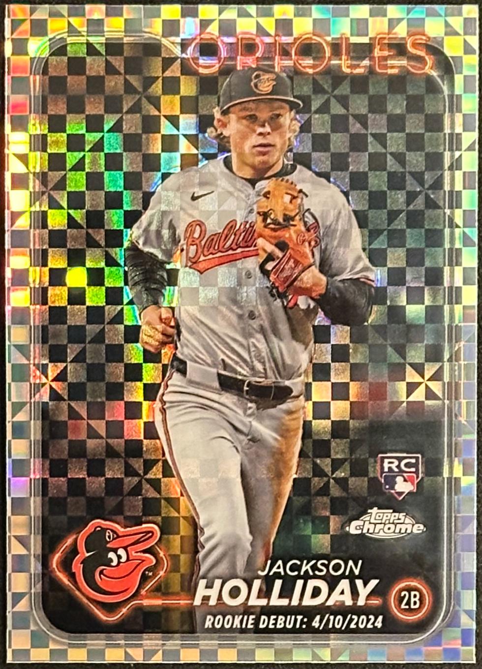2024 Topps Chrome Update Jackson Holliday [X-fractor] #USC89 card