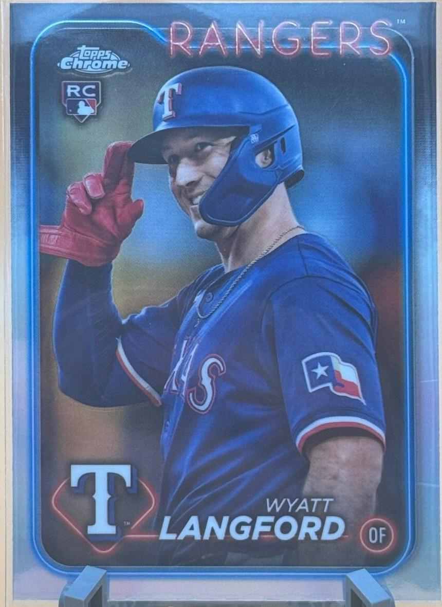 2024 Topps Chrome Update Wyatt Langford [Image Variation] #USC35 card