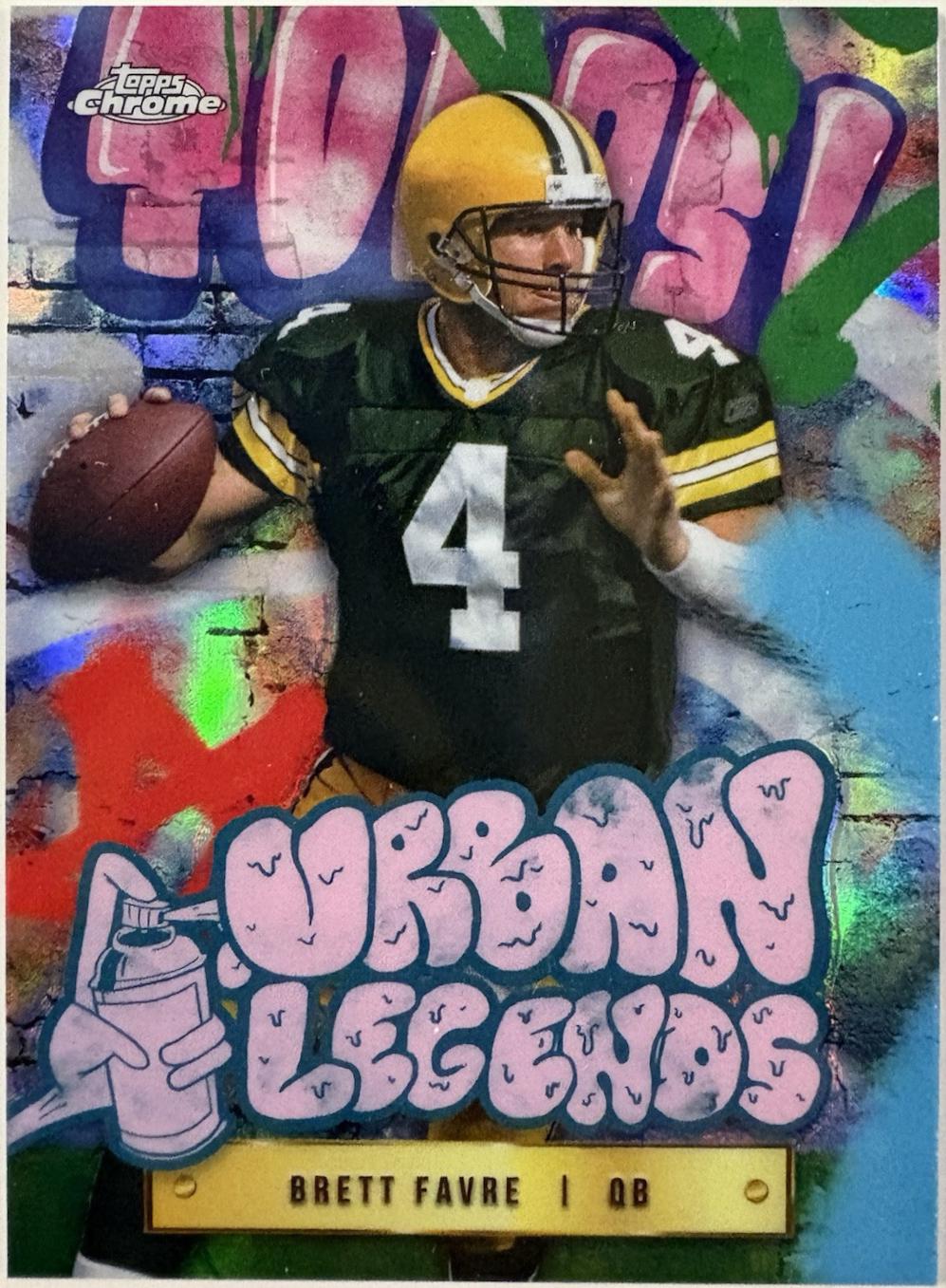 2024 Topps Chrome Urban Legends Brett Favre #UL-20 card