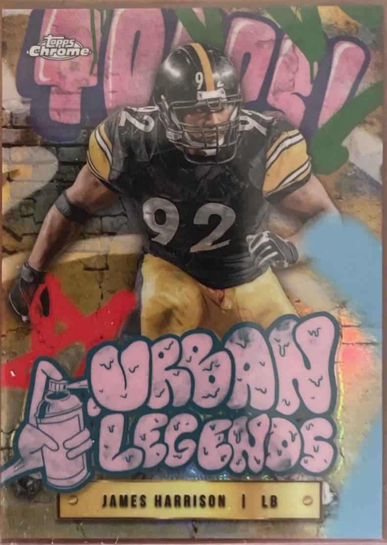 2024 Topps Chrome Urban Legends James Harrison #UL-16 card