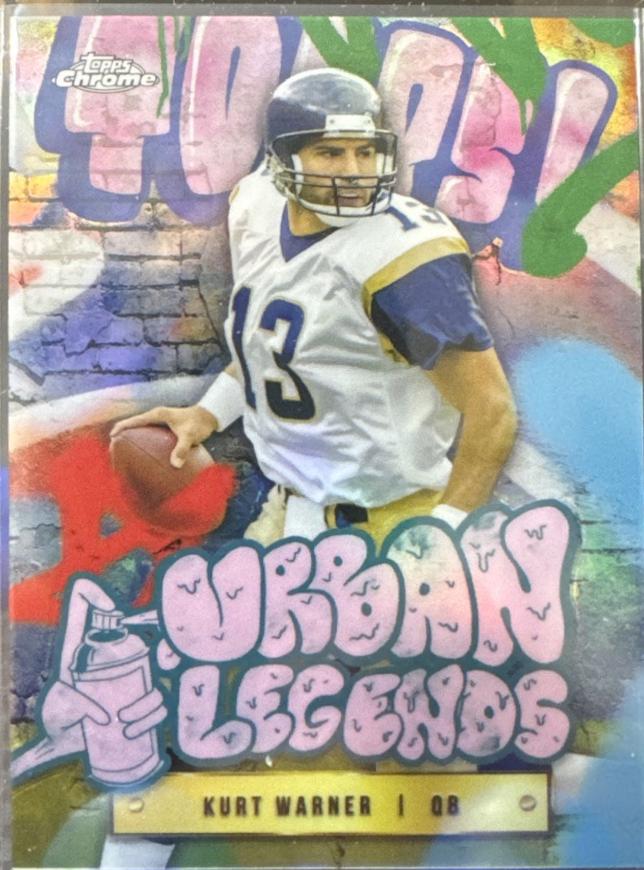 2024 Topps Chrome Urban Legends Kurt Warner #UL-14 card