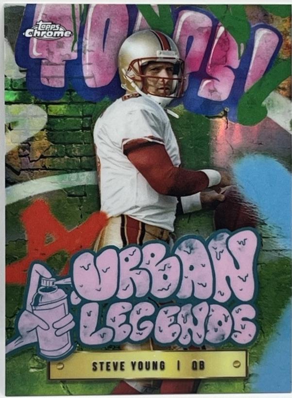 2024 Topps Chrome Urban Legends Steve Young #UL-13 card