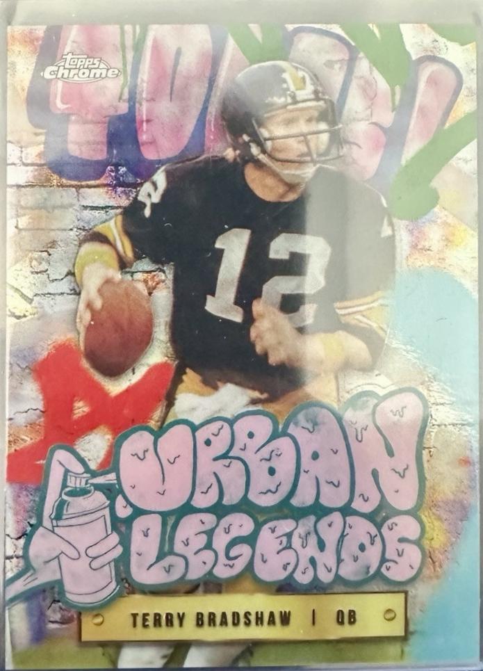 2024 Topps Chrome Urban Legends Terry Bradshaw #UL-17 card