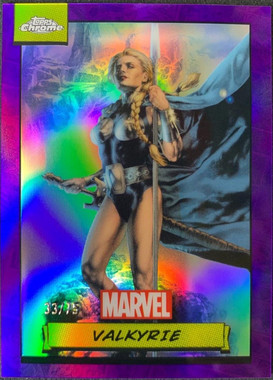 2024 Topps Chrome Valkyrie [Purple Refractor] #94 card