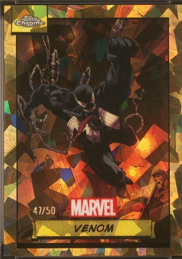 2024 Topps Chrome Venom [Gold Sapphire] #62 card