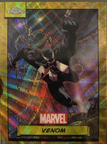 2024 Topps Chrome Venom [Gold Wave] #62 card