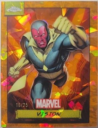 2024 Topps Chrome Vision [Orange Sapphire] #57 card