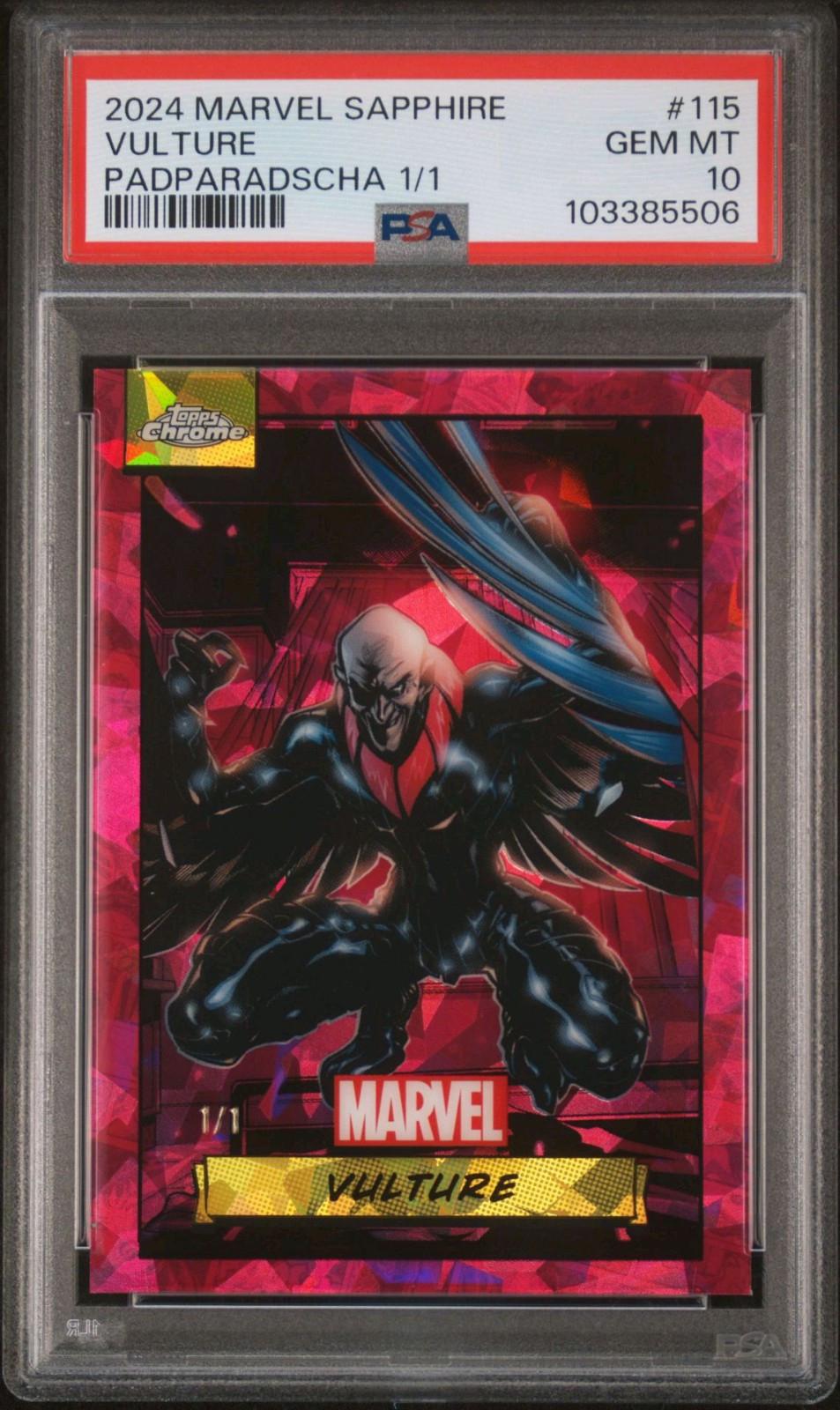 2024 Topps Chrome Vulture [Papradascha Sapphire] #115 card