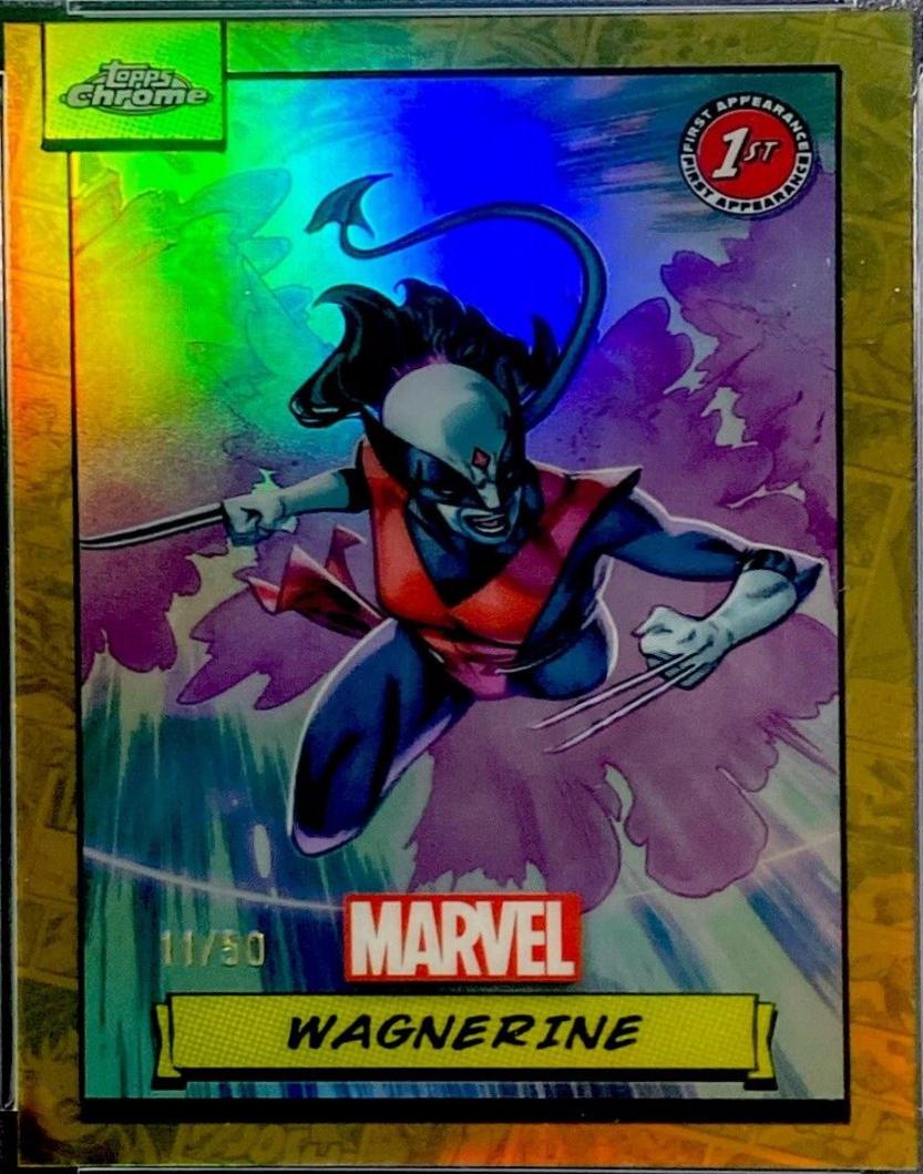 2024 Topps Chrome Wagnerine [Gold Refractor] #80 card