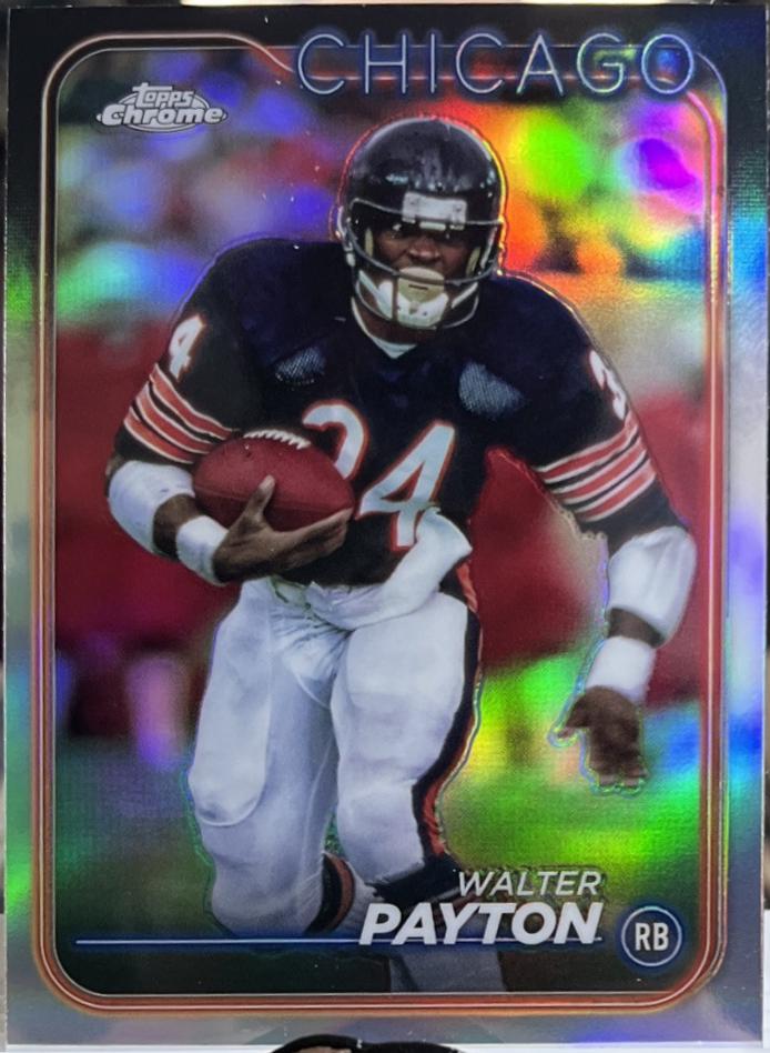 2024 Topps Chrome Walter Payton [Refractor] #23 card