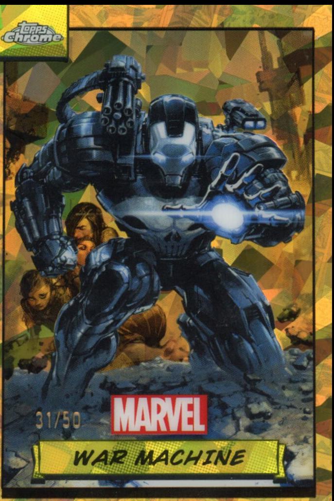2024 Topps Chrome War Machine [Gold Sapphire] #100 card