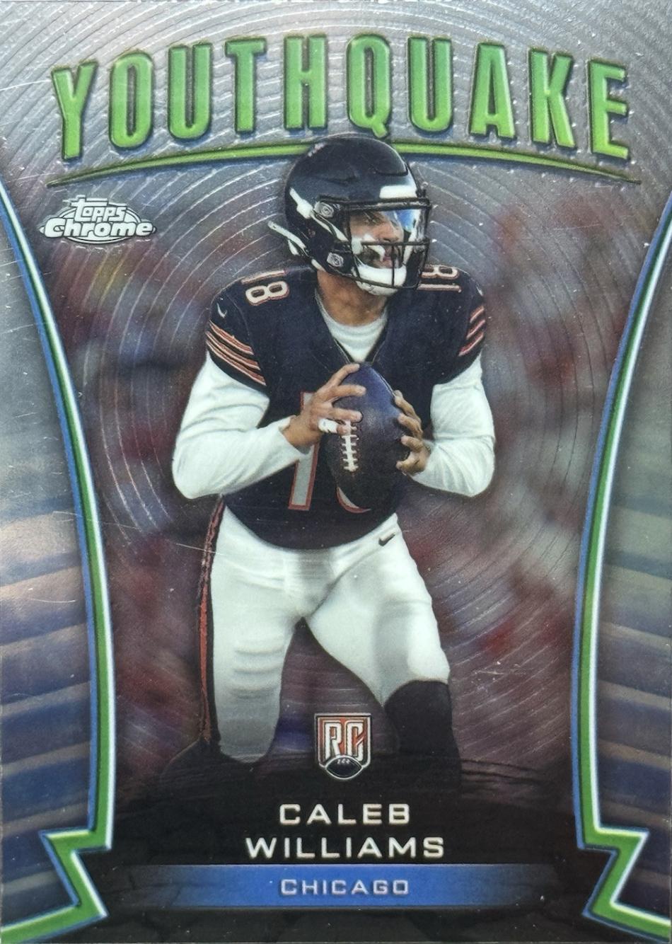 2024 Topps Chrome Youthquake Caleb Williams #Y-1 card