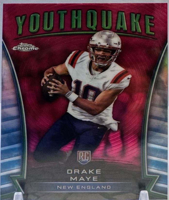 2024 Topps Chrome Youthquake Drake Maye [Pink Refractor] #Y-2 card