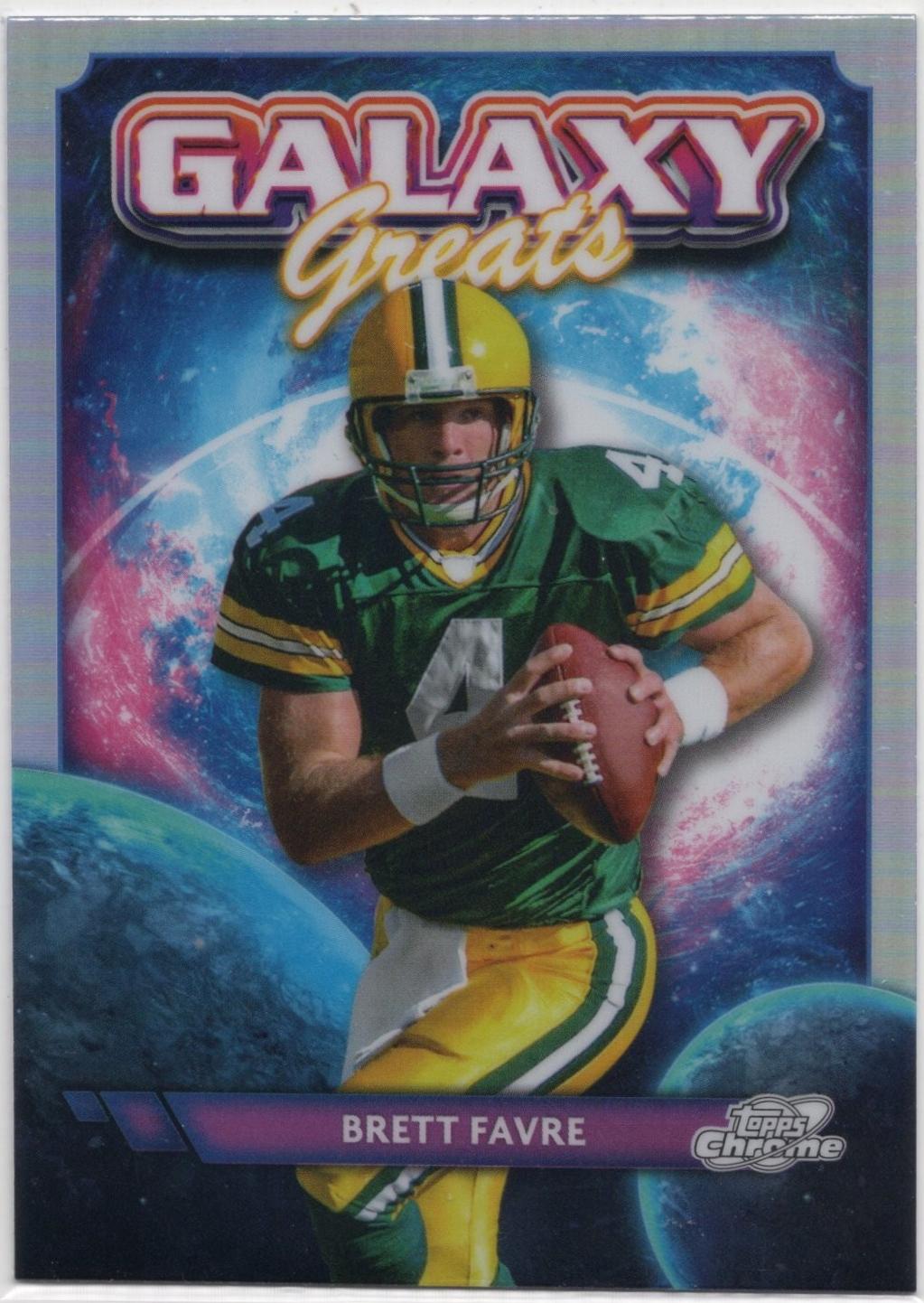 2024 Topps Cosmic Chrome Galaxy Greats Brett Favre #GG-5 card