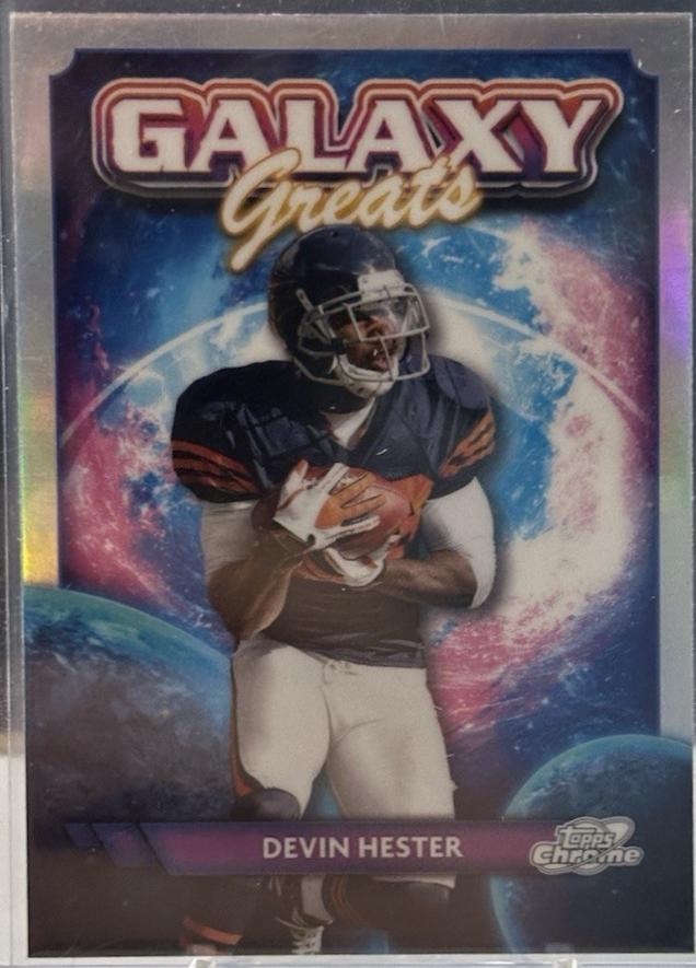 2024 Topps Cosmic Chrome Galaxy Greats Devin Hester #GG-34 card