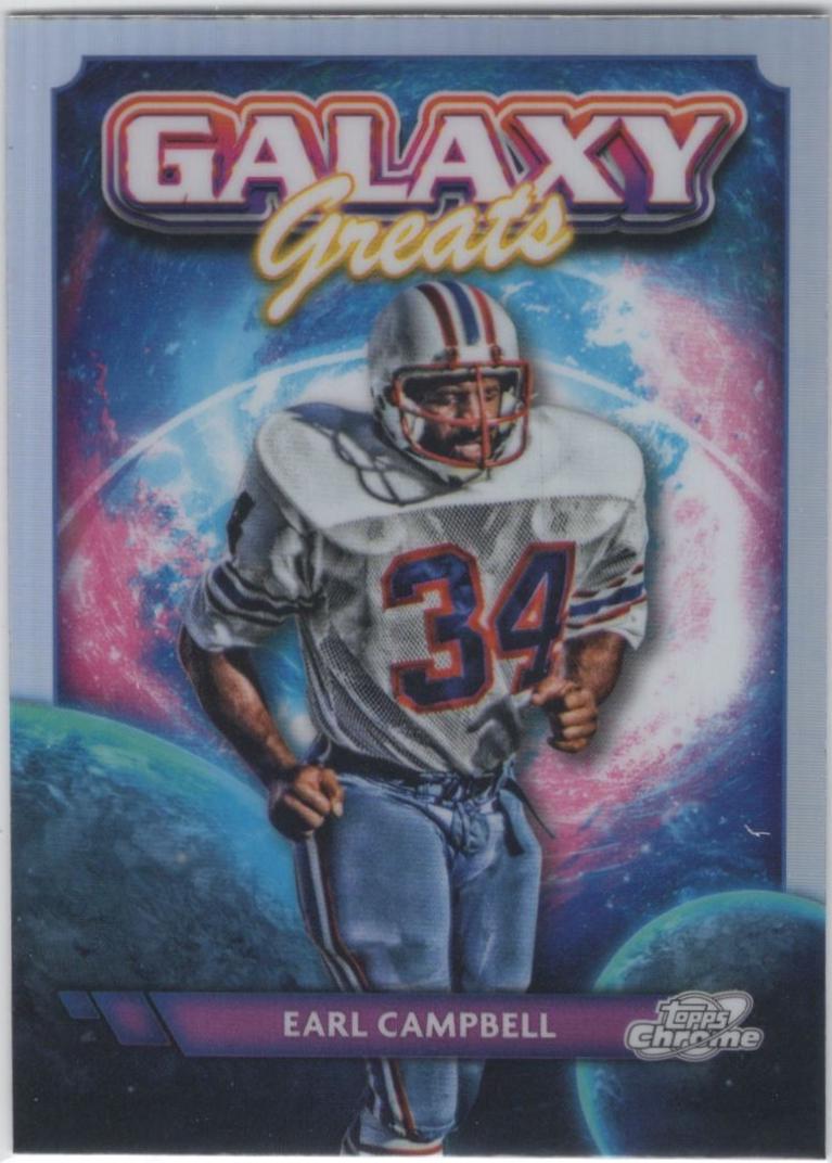 2024 Topps Cosmic Chrome Galaxy Greats Earl Campbell #GG-27 card