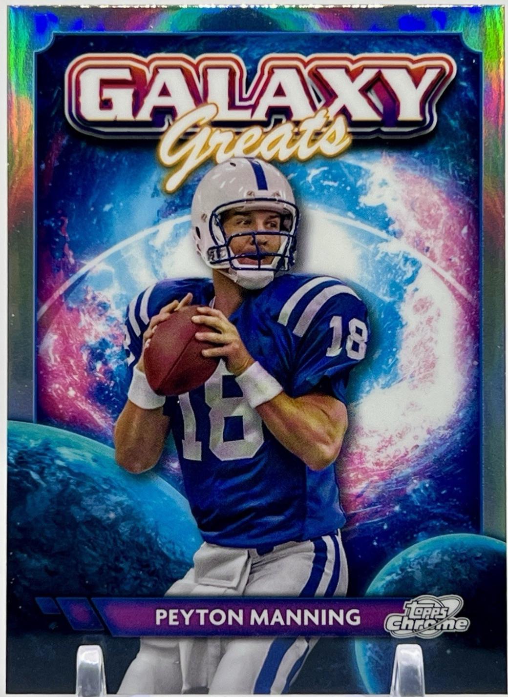 2024 Topps Cosmic Chrome Galaxy Greats Peyton Manning #GG-31 card