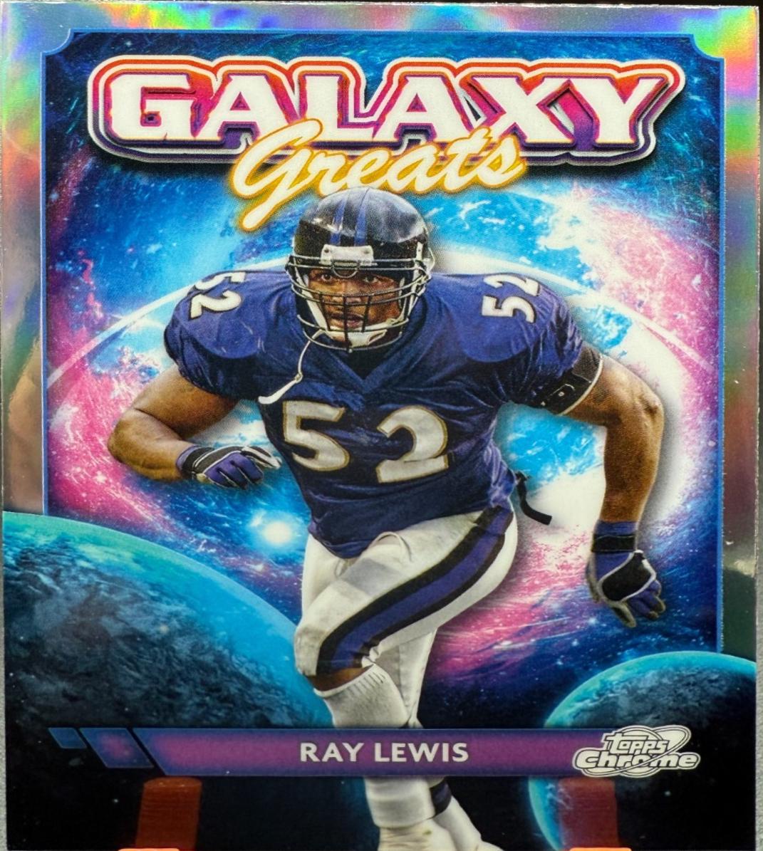 2024 Topps Cosmic Chrome Galaxy Greats Ray Lewis #GG-18 card