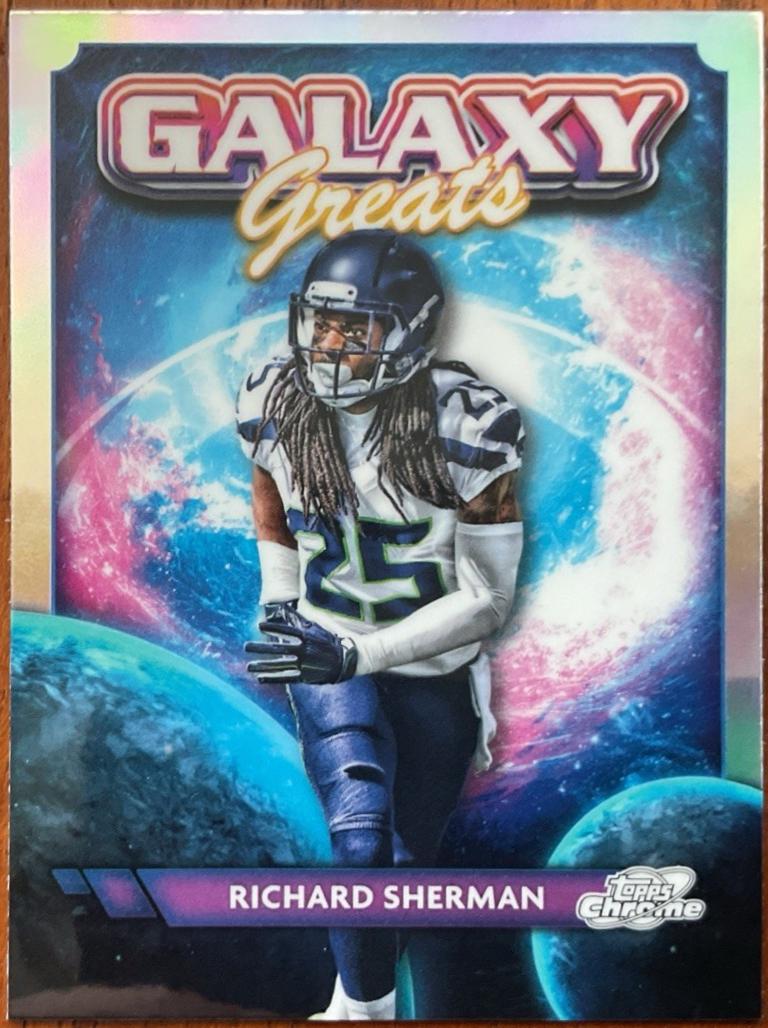 2024 Topps Cosmic Chrome Galaxy Greats Richard Sherman #GG-23 card