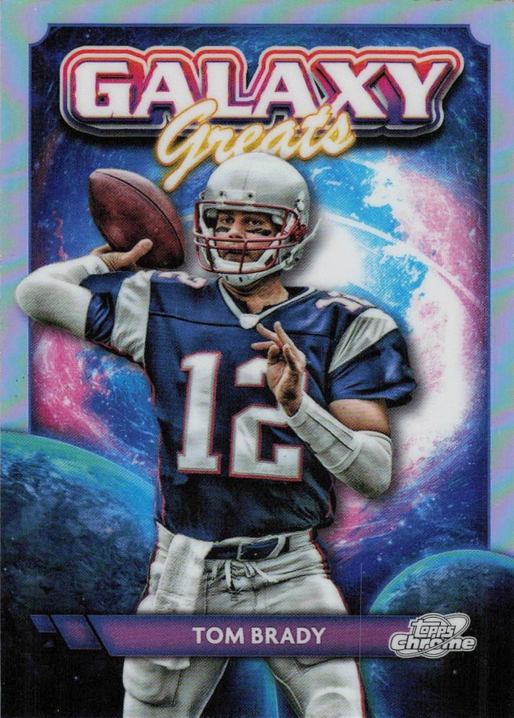 2024 Topps Cosmic Chrome Galaxy Greats Tom Brady #GG-6 card