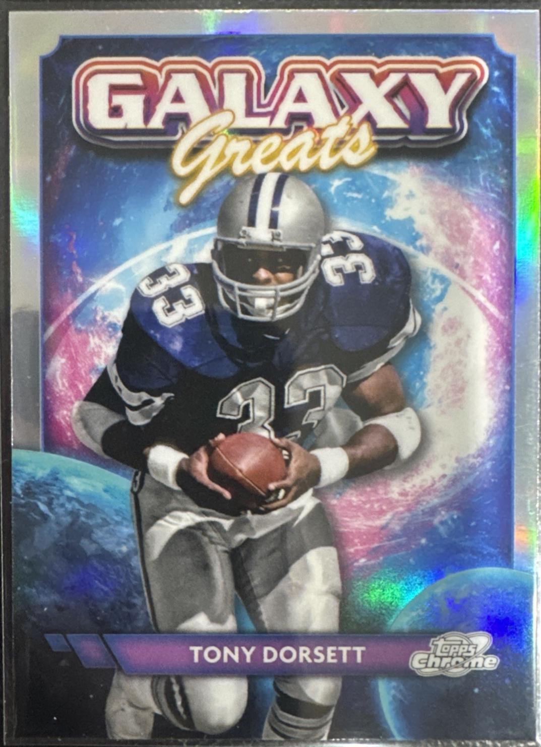 2024 Topps Cosmic Chrome Galaxy Greats Tony Dorsett #GG-33 card