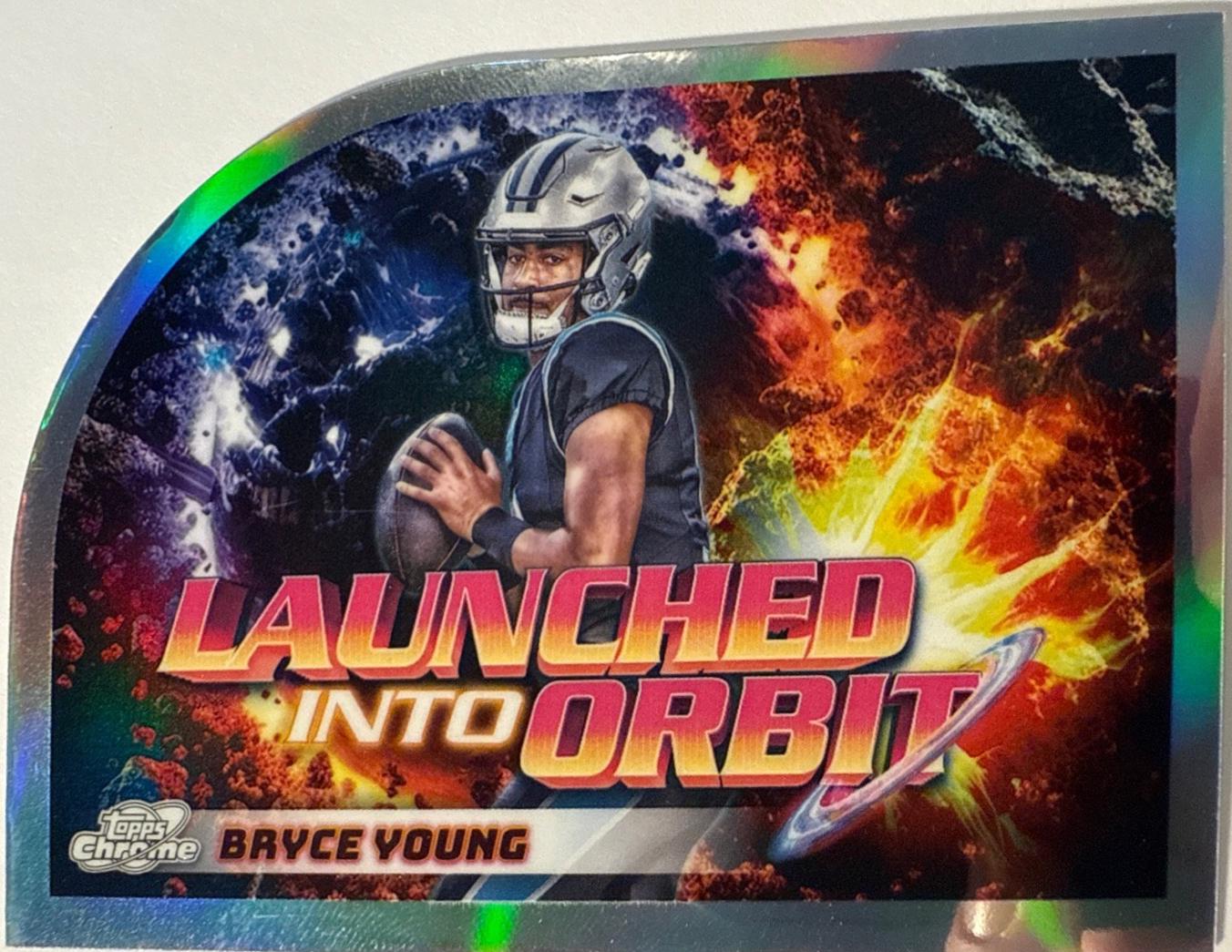 2024 Topps Cosmic Chrome Launched Into Orbit Bryce Young #LIO-1 card