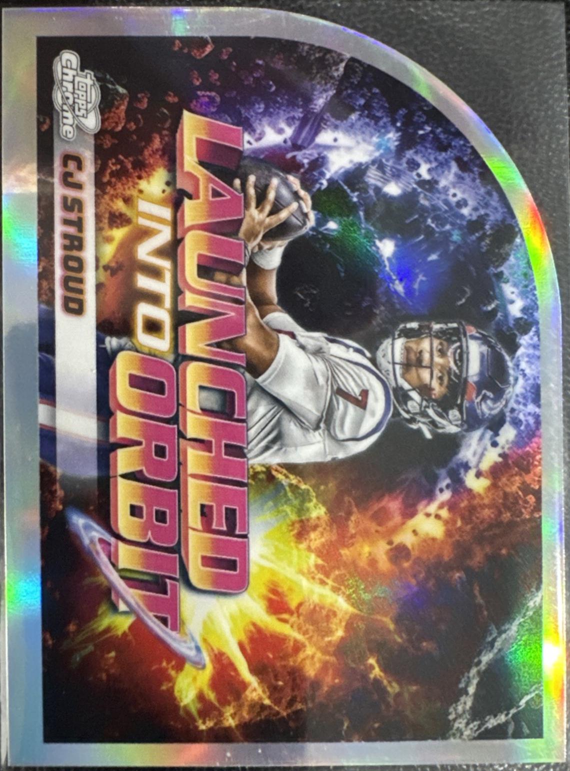 2024 Topps Cosmic Chrome Launched Into Orbit CJ Stroud #LIO-2 card