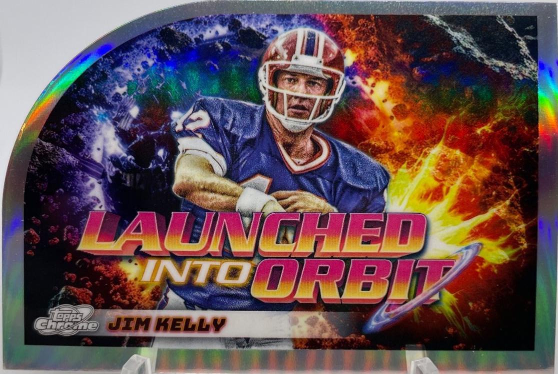 2024 Topps Cosmic Chrome Launched Into Orbit Jim Kelly #LIO-19 card