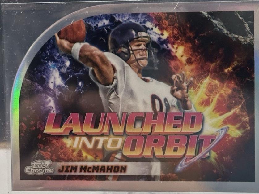 2024 Topps Cosmic Chrome Launched Into Orbit Jim McMahon #LIO-20 card