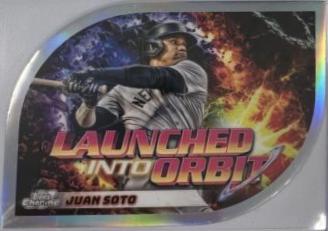 2024 Topps Cosmic Chrome Launched Into Orbit Juan Soto #LIO-22 card