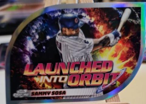 2024 Topps Cosmic Chrome Launched Into Orbit Sammy Sosa #LIO-10 card