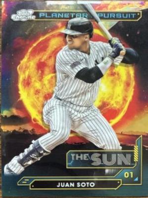 2024 Topps Cosmic Chrome Planetary Pursuit Juan Soto #PPS-10 card