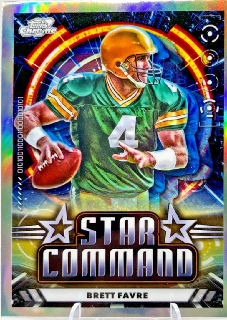 2024 Topps Cosmic Chrome Star Command Brett Favre #SC-10 card