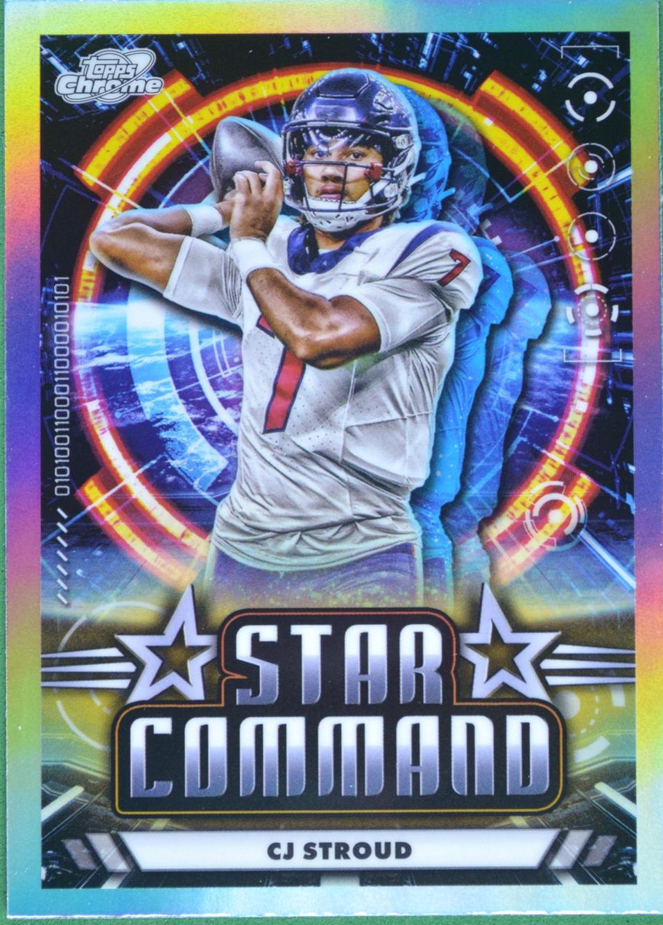 2024 Topps Cosmic Chrome Star Command CJ Stroud #SC-11 card