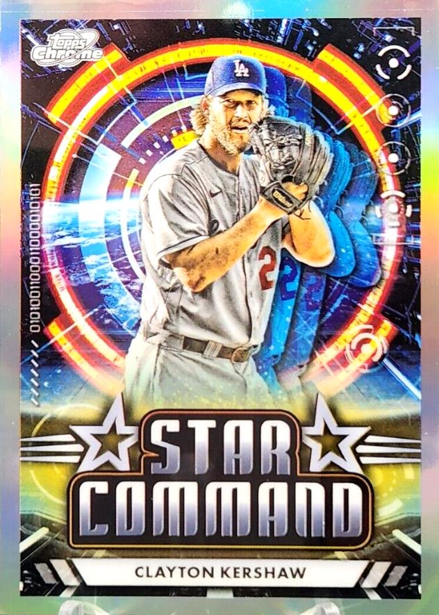 2024 Topps Cosmic Chrome Star Command Clayton Kershaw #SC-13 card