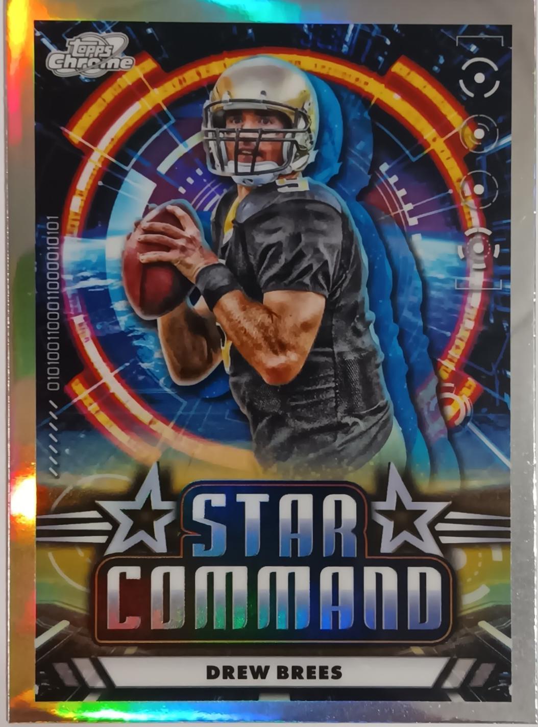 2024 Topps Cosmic Chrome Star Command Drew Brees #SC-18 card