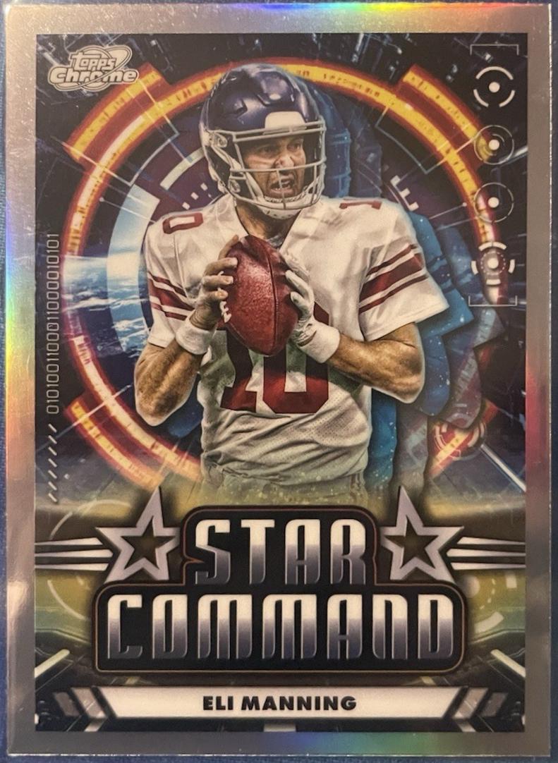 2024 Topps Cosmic Chrome Star Command Eli Manning #SC-20 card
