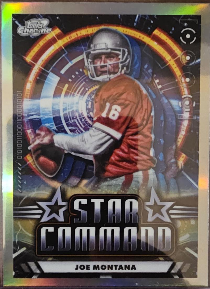 2024 Topps Cosmic Chrome Star Command Joe Montana #SC-22 card