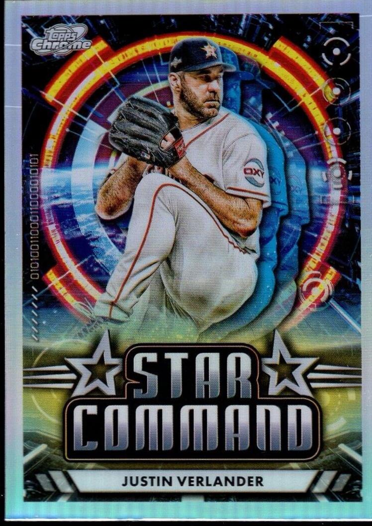 2024 Topps Cosmic Chrome Star Command Justin Verlander #SC-3 card