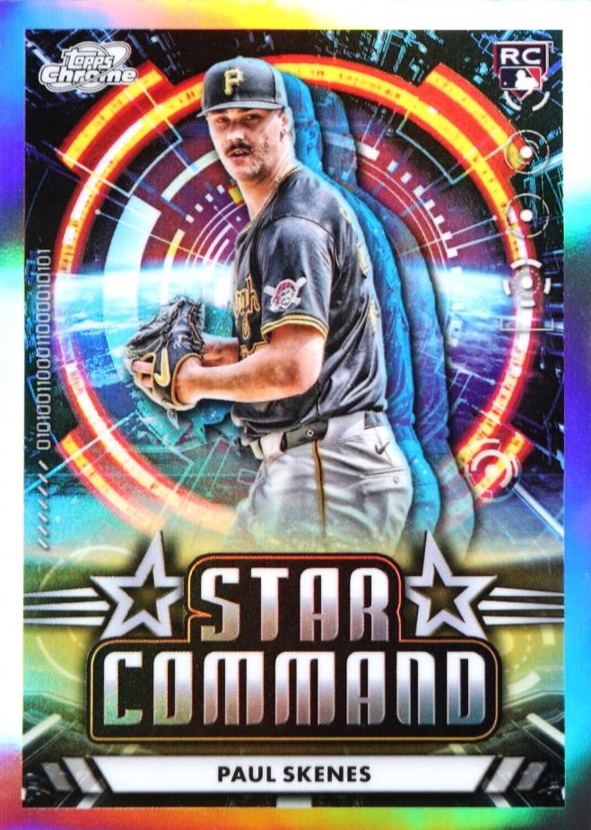 2024 Topps Cosmic Chrome Star Command Paul Skenes #ALT-5 card