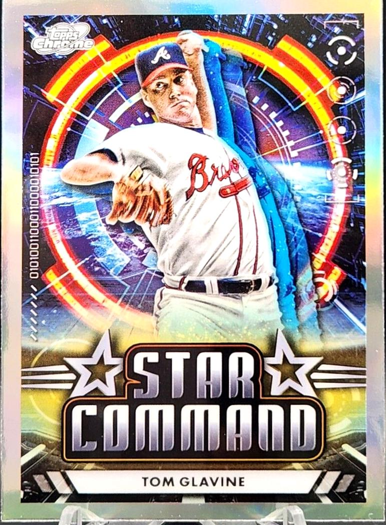 2024 Topps Cosmic Chrome Star Command Tom Glavine #SC-18 card