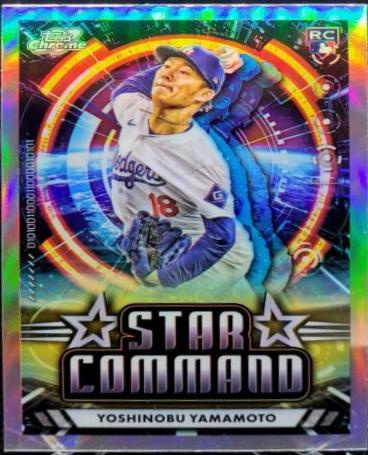 2024 Topps Cosmic Chrome Star Command Yoshinobu Yamamoto #SC-9 card