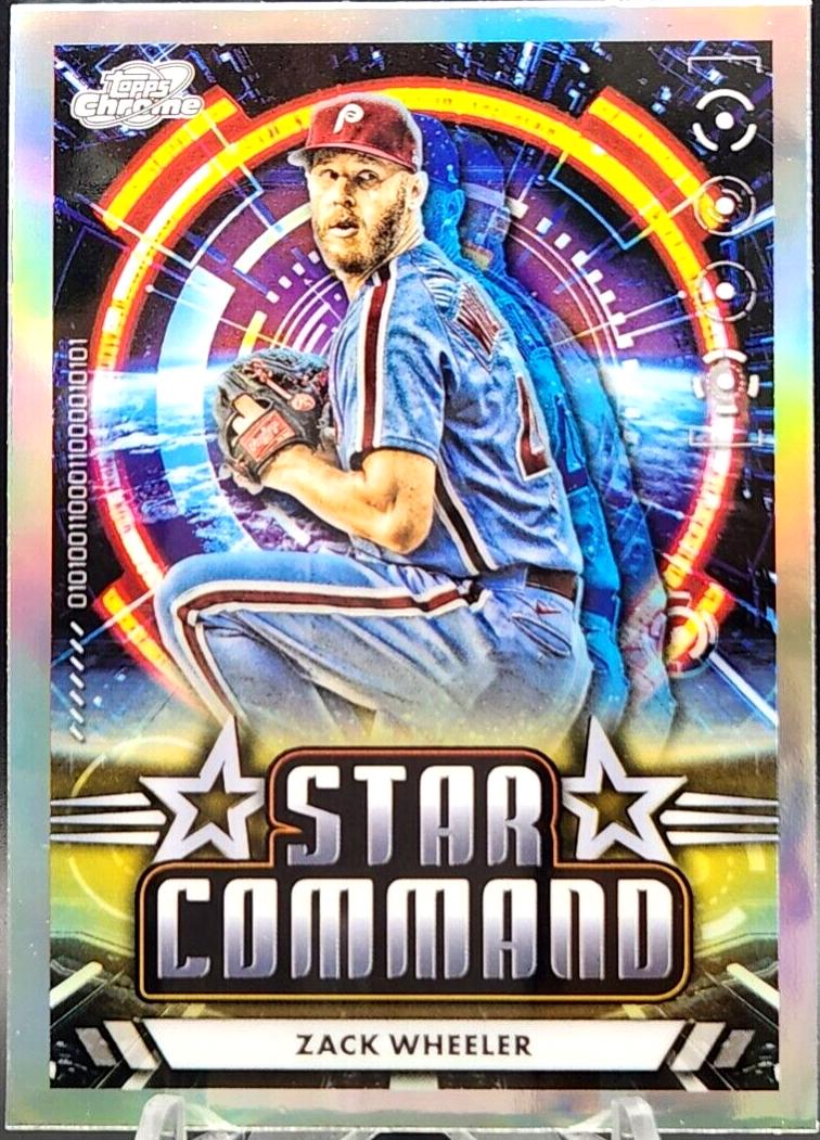2024 Topps Cosmic Chrome Star Command Zack Wheeler #SC-20 card