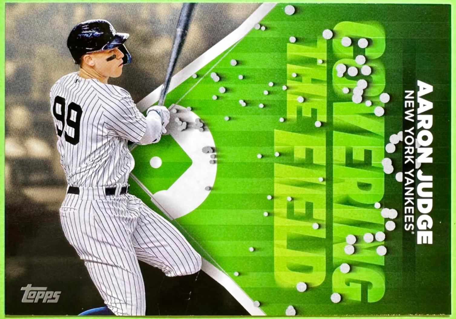 2024 Topps Covering the Field Aaron Judge #CTF-2 card