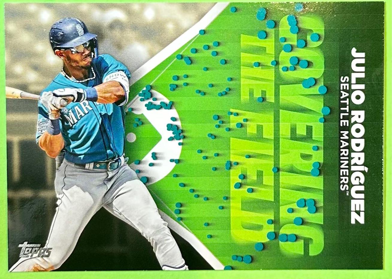 2024 Topps Covering the Field Julio Rodriguez #CTF-8 card