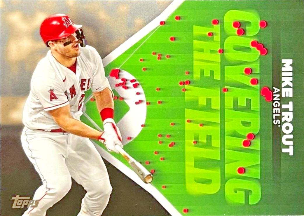 2024 Topps Covering the Field Mike Trout #CTF-1 card